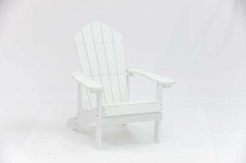 Environment Friendly Plastic Wood Chair Outdoor Patio Leisure Beach Lounge Armchair