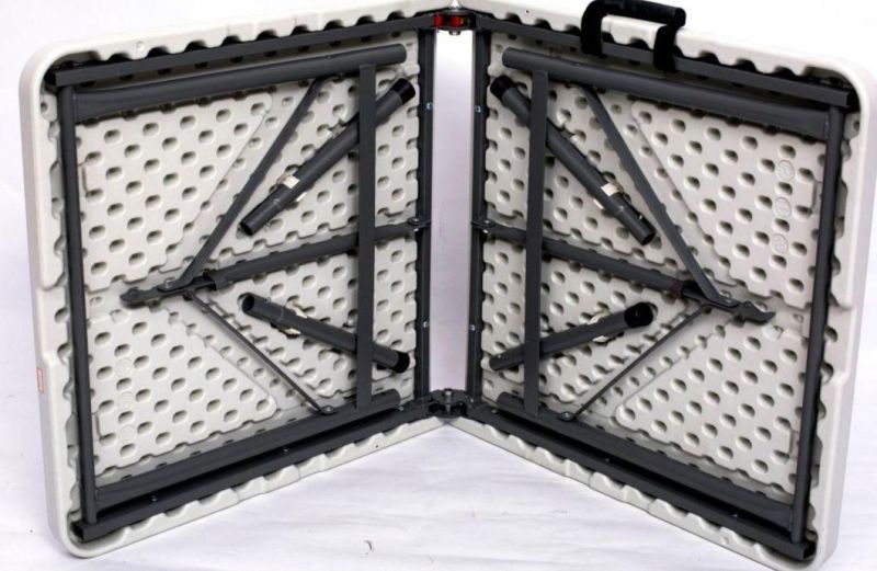 4FT 122cm Folding in Half in Catering Outdoor Garden Furniture Foldable Picnic Folding Table Dining and Camping Patio Furnishing Wholesale Modern Plastic Home
