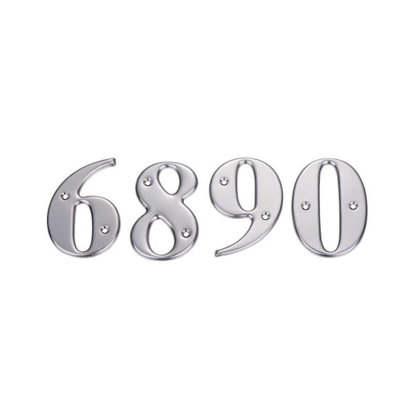 Stainless Steel Zinc Aluminum Door Plate / Fencing House Letterbox Number