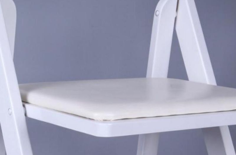 Natural Wood Wedding Folding Avantgarde Wimbledon Chairs with Padded Seat