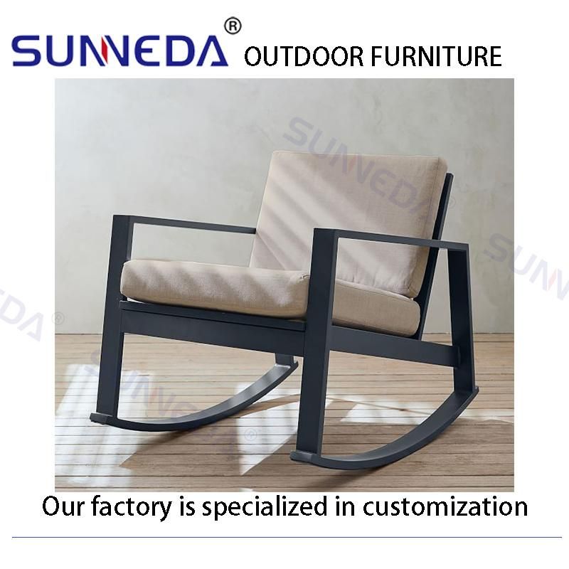 Hot Selling Modern Style Aluminum Alloy End Tables and Tarpaulin Cushions