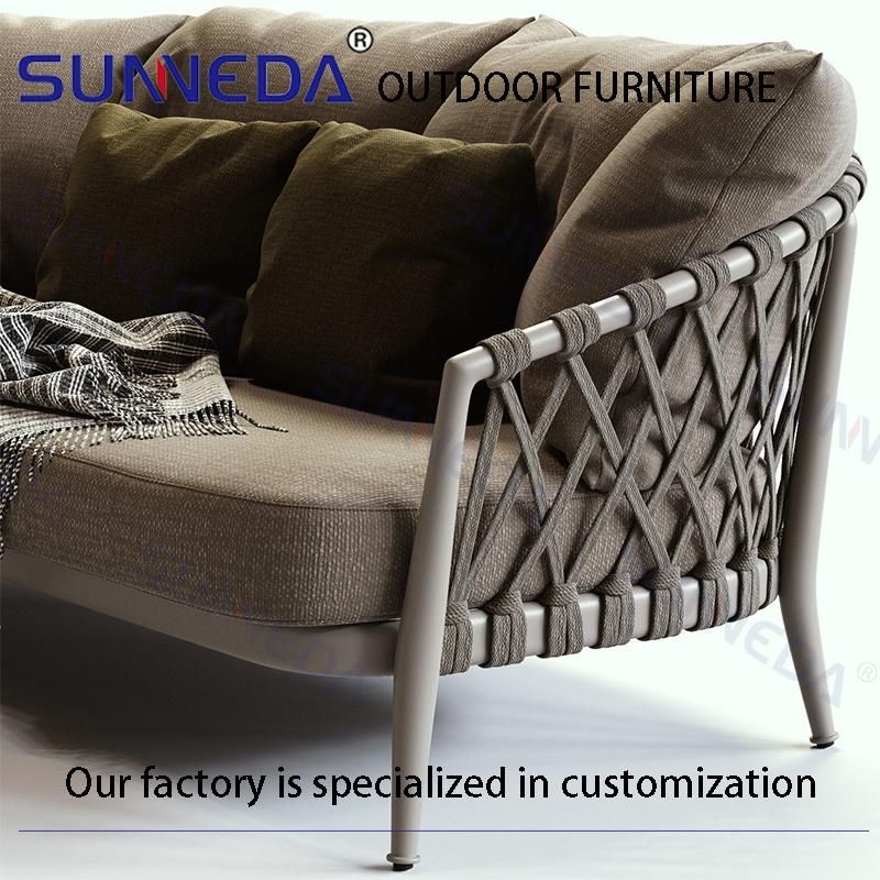 Home Furniture Modern Outdoor Chair Patio Luxury Garden Sets Sun Beach Sofa Sets