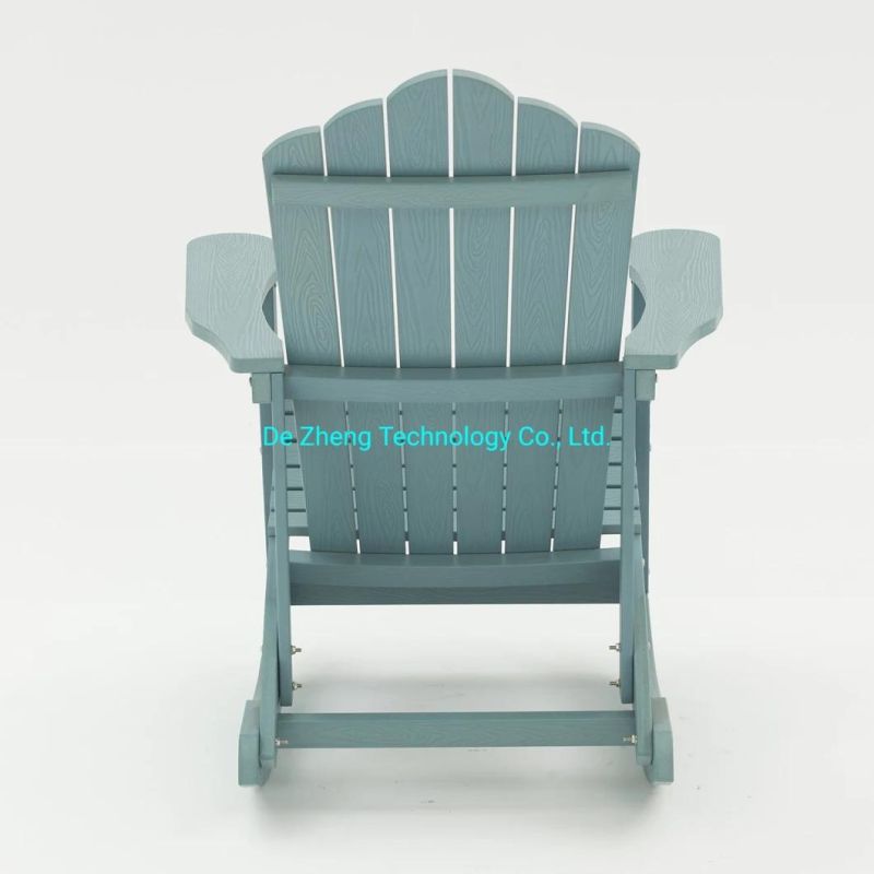 Modern Outdoor American Style Plastic Wood Home Rocking Adirondack Chair Garden Furniture