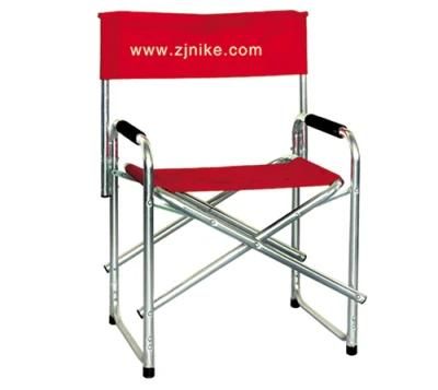 Portable Lightweight Aluminum Metal Folding Beach Camping Chairs with Arms