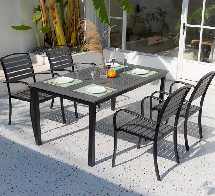 Hot Sale Powder Coated Aluminum Outdoor Patio Garden Set Furniture