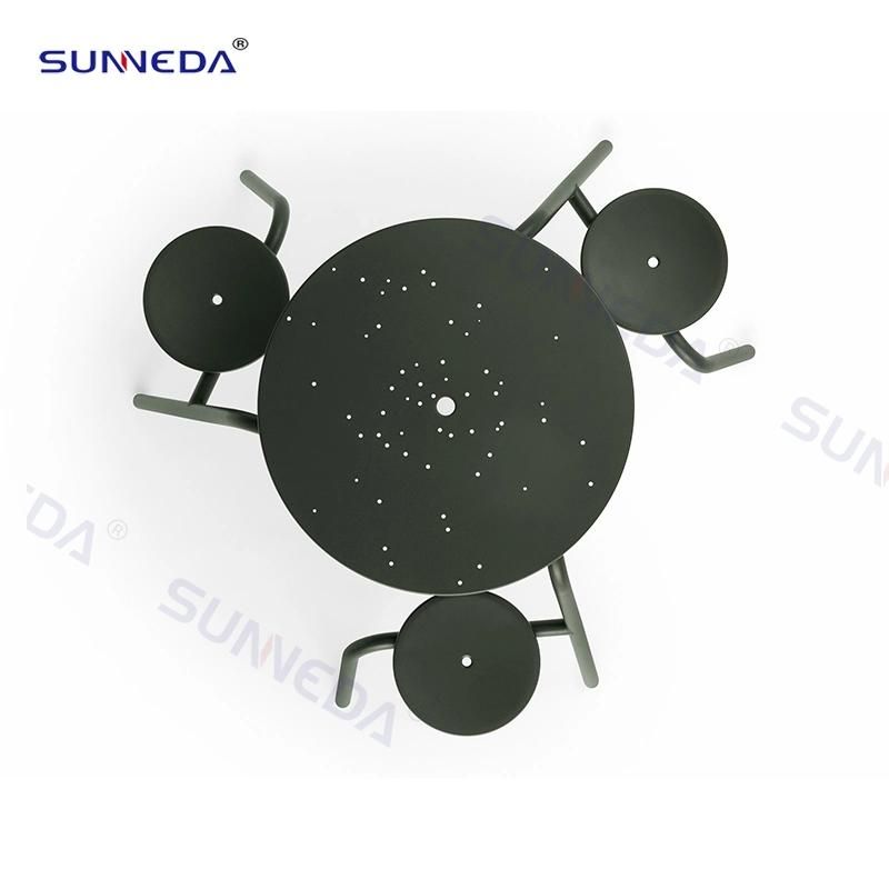 Simple Style Garden Outdoor Aluminum Round Sets Table and Chairs