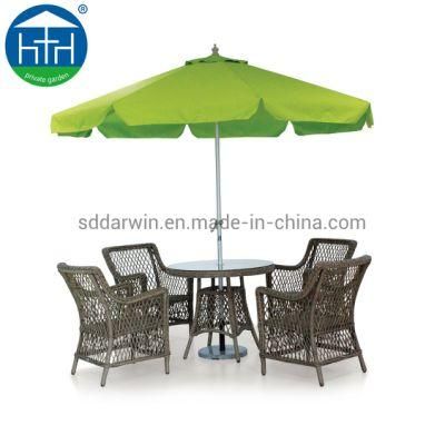 Elegant Garden Rattan Wicker Table and Chair Patio Furniture for Outdoor Furniture