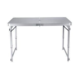 Outdoor Height Adjustable Table Camping Aluminum Folding Picnic Foldable Table with Carry Handle