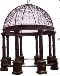 Garden Decorative Large Iron Frame Gazebo for Sale