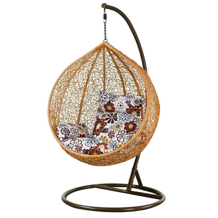 Leisure Wicker Garden Home Wicker Egg Rattan Hanging Swing Chair