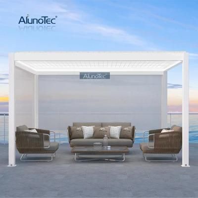 CE Certified Louver Aluminum Waterproof Gazebo with 5 Years Warranty