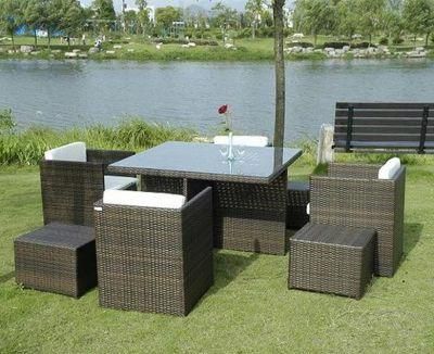Outdoor Furniture Rattan Chair &amp; Table