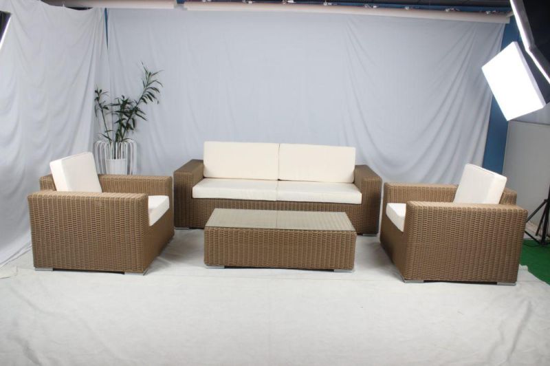Synthetic Rattan Outdoor Sofa New Style All Weather Outdoor Sofa for Hotel