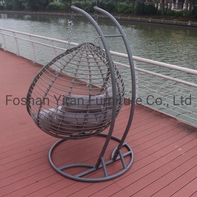 Casual Outdoor Hanging Chair PE Rattan Wicker Double Seater Swing Chair