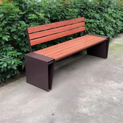 Outdoor Picnic Bench, Public Wooden Chair for Garden