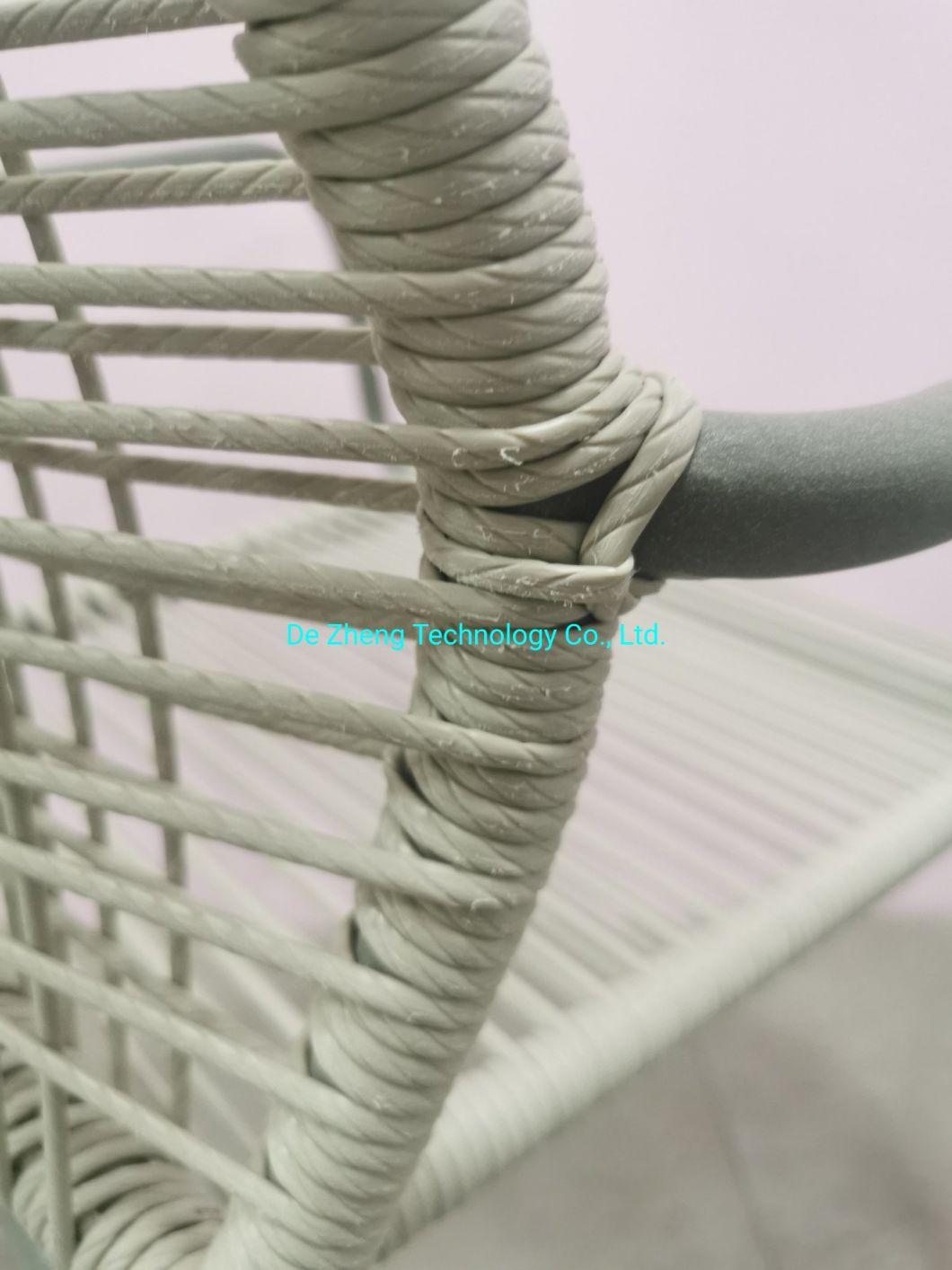 Modular Sectional Original Design Rope Aluminum Outdoor Patio Table and Chair Set Garden Furniture