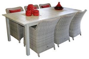 Garden Rattan Wicker Dining Furniture Set Outdoor Patio Chai Table