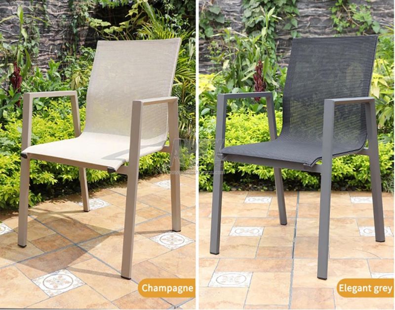 Restaurant Waterproof Table Chair Combination Outdoor Patio Furniture Set Wholesale
