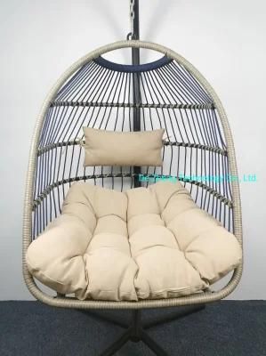Living Room Indoor Adult Jhoola Swing Rattan Wicker Swing Wholesale Foldable Hanging Egg Chair
