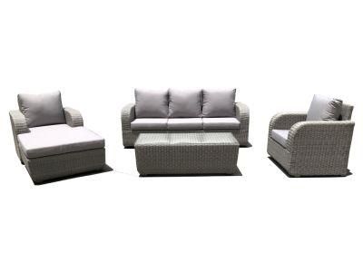 Outdoor Grey Sectional Rattan Indoor Couch Wicker Patio Sectionals Rattan Corner Furniture