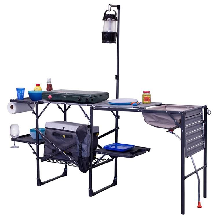 Outdoor Portable Camp Kitchen Outdoor Folding Table