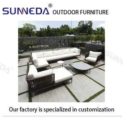 Popular Project Hot Sale White Public Area Outdoor Sofa