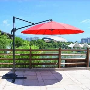 300-18 Aluminum Glass Fiber Mini Patio Rome Umbrella