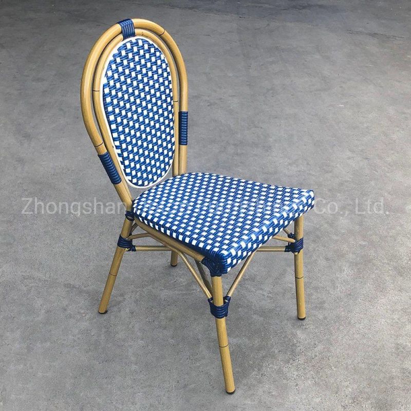 (SP-OC356) Food Court Use Stackable Outdoor Dining Rattan / Wicker Chairs