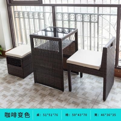 Rattan Chair Simple Chair Outdoor Garden Leisure Rattan Table Chair