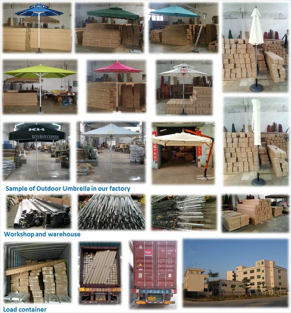 UV Protection Outdoor Large Beach Sun Umbrella with Restaurant Garden