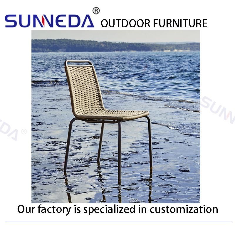 Hot Selling Luxury Modern Patio Dining New Design Outdoor Rope Chair
