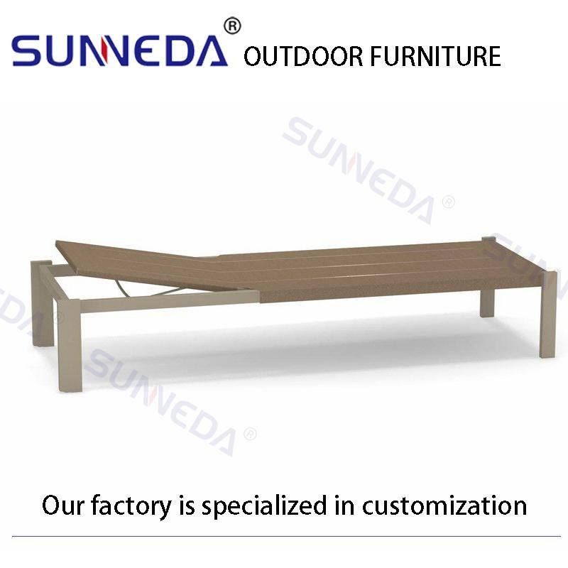 Artistic Outdoor Hotel Leisure Adjustable Back Daybed Comfortable Furniture
