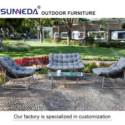 Hot Sales Popular Morden New Style Design Sofa Set with Cushion Outdoor Garden Coffee Hotel Sofa Furniture