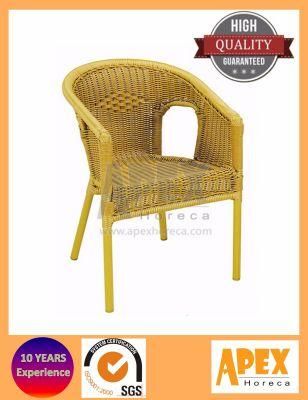 Outdoor Cafe Furniture Bamboo Look Rattan Chair