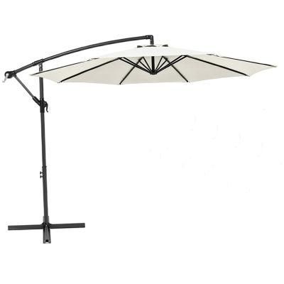 Garden Outdoor Patio Parasol Metal Adjustable Banana Umbrella