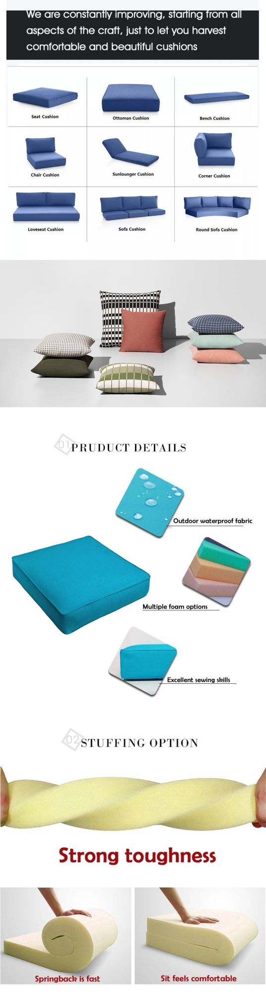 Modern Outdoor Furniture Patio Rattan Leisure Chair Wicker Sofa Bed Garden Daybed Lounge Beach Bed