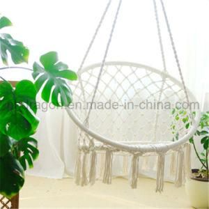 White Color Deco Garden Hammock Chair with Tassles