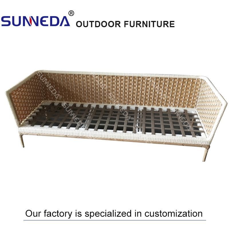 PU Water Free Grey Loose Furniture External Module Outdoor Sofa Section