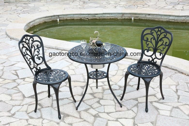 Cast Aliminum Table and Chair Outdoor Pool Furniture
