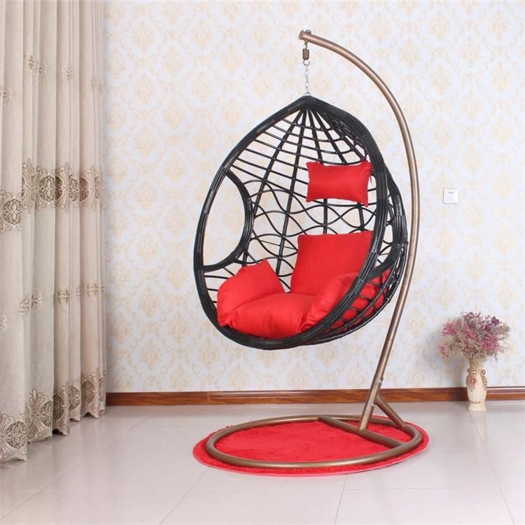 Wholesale Comfortable Leisure Home Minitype Garden Hanging Rattan Swing Chair