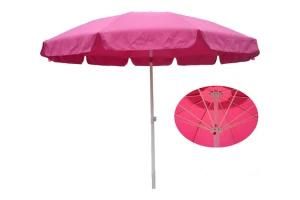 Hand Push 2m 8 Steel Bars Garden Parasol-Outdoor Parasol