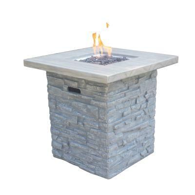 Gas Outdoor Fire Pit Fire Table Patio Stove Fireplace Bar Table