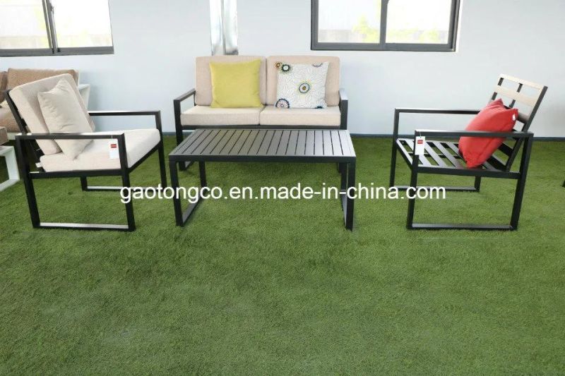 Luxury Patio Furniture Aluminum Powder Coated Garden Table Chairs Set