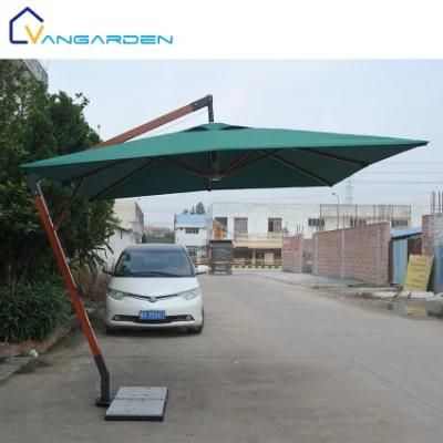 Aluminum Outdoor Hanging Umbrella 2.5m/3.0m/3.5m/4.0m Square Umbrella