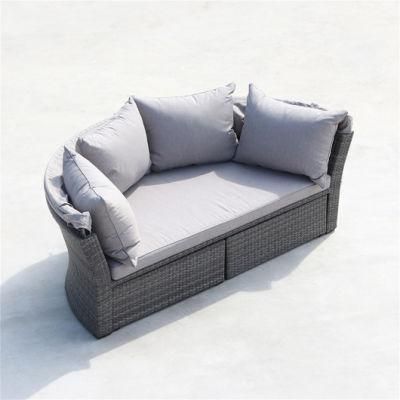 Rattan Wicker Aluminum Waterproof Swimming Pool Garden Outdoor Furniture Sunbed Daybed