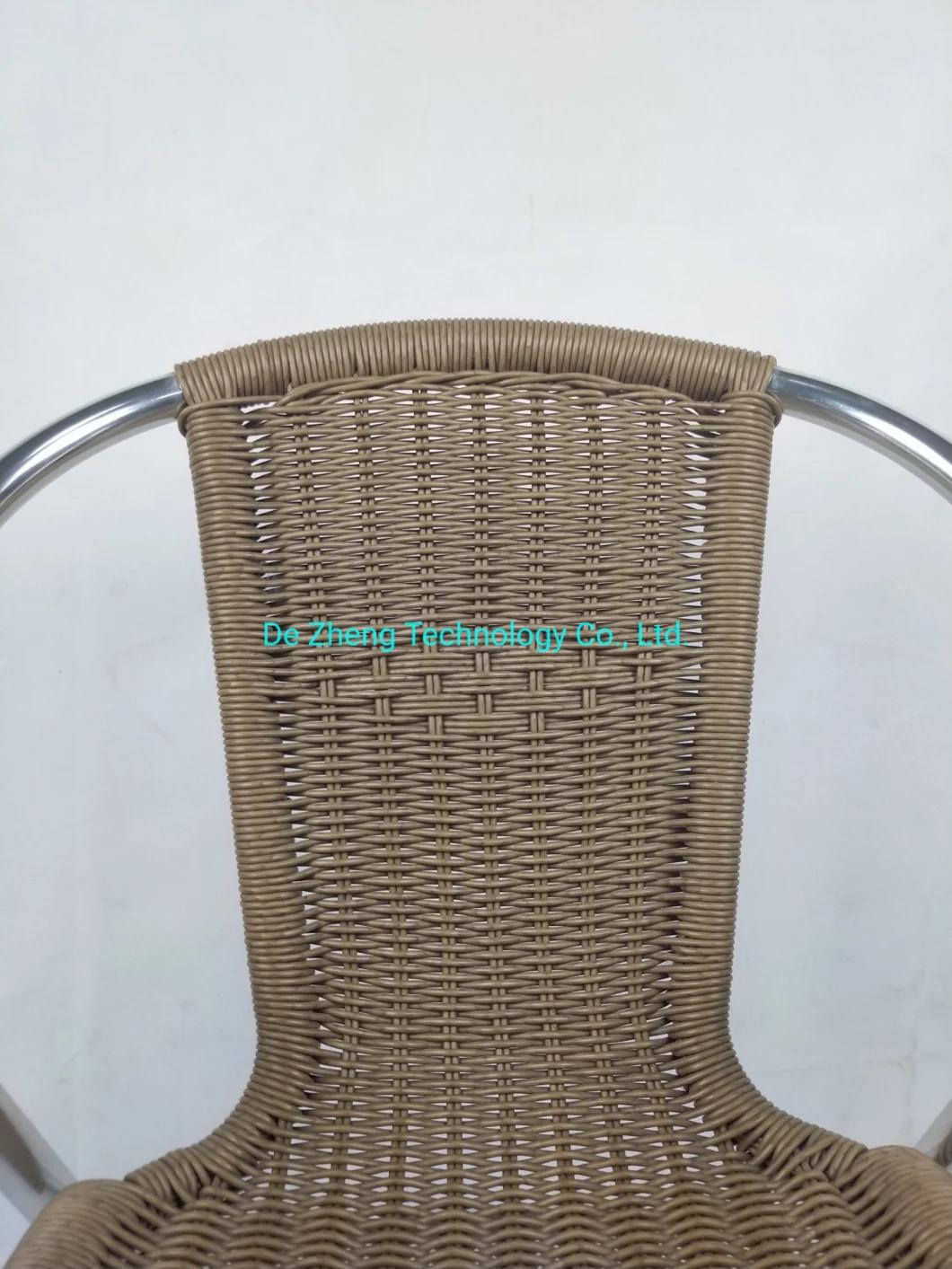 All Resistance Bistro Bar Heavy Duty Outdoor Garden Strong Steel Wire PE Rattan Chair