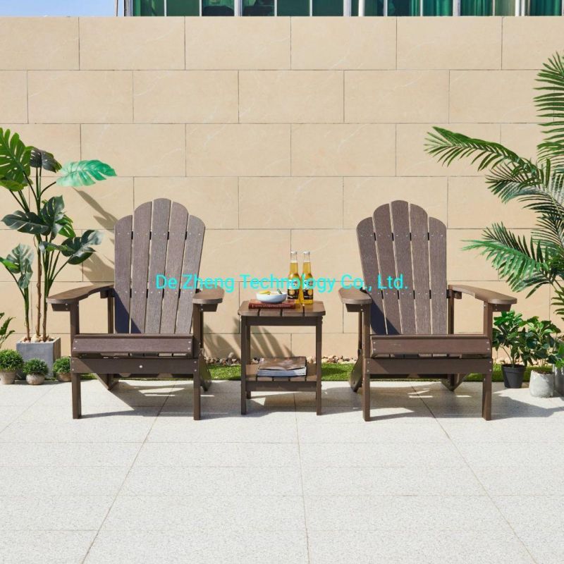 Outdoor Coffee Table Garden Patio Polywood Top Coffee Side Table