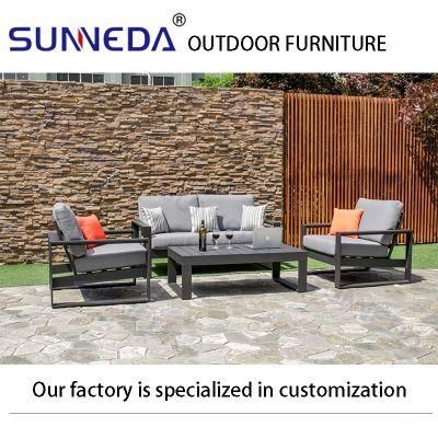 Patio 5 Person Pool Restaurant Outdoor Aluminum Garden Furniture Set