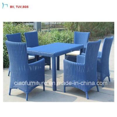 C-2107 Foshan Outdoor Synthetic Rattan Dining Table and Chair