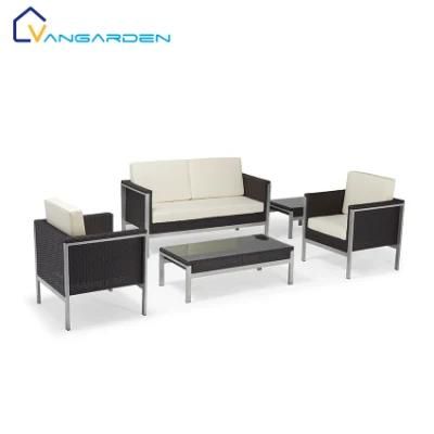 5PCS Kd Design Garden Furniture Set Poly Rattan Sofa